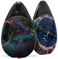 Skin Decal Wrap 2 Pack compatible with Suorin Drop Ruptured Space VAPE NOT INCLUDED