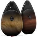 Skin Decal Wrap 2 Pack compatible with Suorin Drop Exotic Wood White Oak Burl Burst Black VAPE NOT INCLUDED