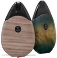 Skin Decal Wrap 2 Pack compatible with Suorin Drop Exotic Wood White Oak VAPE NOT INCLUDED