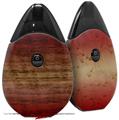 Skin Decal Wrap 2 Pack compatible with Suorin Drop Exotic Wood Pommele Sapele Burst Fire Red VAPE NOT INCLUDED