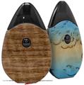 Skin Decal Wrap 2 Pack compatible with Suorin Drop Exotic Wood Pommele Sapele VAPE NOT INCLUDED
