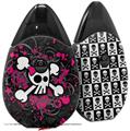 Skin Decal Wrap 2 Pack compatible with Suorin Drop Girly Skull Bones VAPE NOT INCLUDED