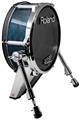 Skin Wrap works with Roland vDrum Shell KD-140 Kick Bass Drum The Fan (DRUM NOT INCLUDED)