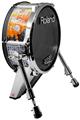 Skin Wrap works with Roland vDrum Shell KD-140 Kick Bass Drum Abstract Graffiti (DRUM NOT INCLUDED)