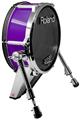 Skin Wrap works with Roland vDrum Shell KD-140 Kick Bass Drum Solids Collection Purple (DRUM NOT INCLUDED)