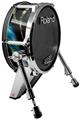 Skin Wrap works with Roland vDrum Shell KD-140 Kick Bass Drum Tartan (DRUM NOT INCLUDED)
