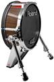 Skin Wrap works with Roland vDrum Shell KD-140 Kick Bass Drum Beer Barrel (DRUM NOT INCLUDED)