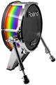 Skin Wrap works with Roland vDrum Shell KD-140 Kick Bass Drum Smooth Fades Rainbow (DRUM NOT INCLUDED)