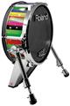 Skin Wrap works with Roland vDrum Shell KD-140 Kick Bass Drum Color Drops (DRUM NOT INCLUDED)