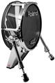 Skin Wrap works with Roland vDrum Shell KD-140 Kick Bass Drum Black Marble (DRUM NOT INCLUDED)
