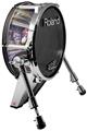 Skin Wrap works with Roland vDrum Shell KD-140 Kick Bass Drum Wide Open (DRUM NOT INCLUDED)