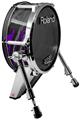 Skin Wrap works with Roland vDrum Shell KD-140 Kick Bass Drum Baja 0014 Purple (DRUM NOT INCLUDED)