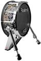 Skin Wrap works with Roland vDrum Shell KD-140 Kick Bass Drum Marble Granite 01 Speckled (DRUM NOT INCLUDED)