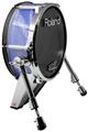 Skin Wrap works with Roland vDrum Shell KD-140 Kick Bass Drum Mystic Vortex Blue (DRUM NOT INCLUDED)