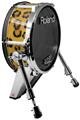 Skin Wrap works with Roland vDrum Shell KD-140 Kick Bass Drum Leopard Skin (DRUM NOT INCLUDED)
