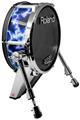 Skin Wrap works with Roland vDrum Shell KD-140 Kick Bass Drum Electrify Blue (DRUM NOT INCLUDED)