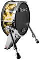 Skin Wrap works with Roland vDrum Shell KD-140 Kick Bass Drum Electrify Yellow (DRUM NOT INCLUDED)