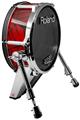 Skin Wrap works with Roland vDrum Shell KD-140 Kick Bass Drum Spider Web (DRUM NOT INCLUDED)