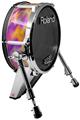 Skin Wrap works with Roland vDrum Shell KD-140 Kick Bass Drum Tie Dye Pastel (DRUM NOT INCLUDED)