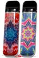 Skin Decal Wrap 2 Pack for Smok Novo v1 Tie Dye Star 100 VAPE NOT INCLUDED