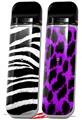 Skin Decal Wrap 2 Pack for Smok Novo v1 Zebra VAPE NOT INCLUDED