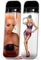 Skin Decal Wrap 2 Pack for Smok Novo v1 0range Pin Up Girl VAPE NOT INCLUDED