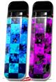 Skin Decal Wrap 2 Pack for Smok Novo v1 Blue Star Checkers VAPE NOT INCLUDED