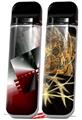 Skin Decal Wrap 2 Pack for Smok Novo v1 Positive Three VAPE NOT INCLUDED