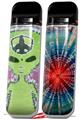 Skin Decal Wrap 2 Pack for Smok Novo v1 Phat Dyes - Alien - 100 VAPE NOT INCLUDED