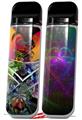 Skin Decal Wrap 2 Pack for Smok Novo v1 Atomic Love VAPE NOT INCLUDED