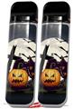 Skin Decal Wrap 2 Pack for Smok Novo v1 Halloween Jack O Lantern and Cemetery Kitty Cat VAPE NOT INCLUDED