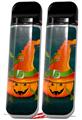 Skin Decal Wrap 2 Pack for Smok Novo v1 Halloween Mean Jack O Lantern Pumpkin VAPE NOT INCLUDED