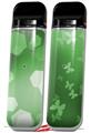 Skin Decal Wrap 2 Pack for Smok Novo v1 Bokeh Hex Green VAPE NOT INCLUDED