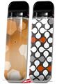 Skin Decal Wrap 2 Pack for Smok Novo v1 Bokeh Hex Orange VAPE NOT INCLUDED