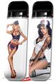 Skin Decal Wrap 2 Pack for Smok Novo v1 Salute VAPE NOT INCLUDED