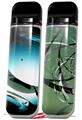 Skin Decal Wrap 2 Pack for Smok Novo v1 Silently-2 VAPE NOT INCLUDED