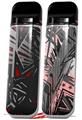 Skin Decal Wrap 2 Pack for Smok Novo v1 Baja 0023 Red VAPE NOT INCLUDED