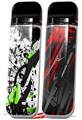 Skin Decal Wrap 2 Pack for Smok Novo v1 Baja 0018 Lime Green VAPE NOT INCLUDED