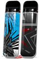 Skin Decal Wrap 2 Pack for Smok Novo v1 Baja 0040 Blue Medium VAPE NOT INCLUDED