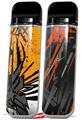 Skin Decal Wrap 2 Pack for Smok Novo v1 Baja 0040 Orange VAPE NOT INCLUDED