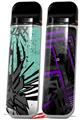 Skin Decal Wrap 2 Pack for Smok Novo v1 Baja 0040 Seafoam Green VAPE NOT INCLUDED