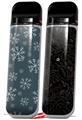 Skin Decal Wrap 2 Pack for Smok Novo v1 Winter Snow Dark Blue VAPE NOT INCLUDED