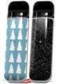 Skin Decal Wrap 2 Pack for Smok Novo v1 Winter Trees Blue VAPE NOT INCLUDED