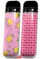 Skin Decal Wrap 2 Pack for Smok Novo v1 Lemon Pink VAPE NOT INCLUDED