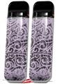 Skin Decal Wrap 2 Pack for Smok Novo v1 Folder Doodles Lavender VAPE NOT INCLUDED