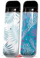 Skin Decal Wrap 2 Pack for Smok Novo v1 Palms 02 Blue VAPE NOT INCLUDED