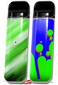 Skin Decal Wrap 2 Pack for Smok Novo v1 Paint Blend Green VAPE NOT INCLUDED