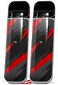 Skin Decal Wrap 2 Pack for Smok Novo v1 Jagged Camo Red VAPE NOT INCLUDED