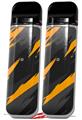 Skin Decal Wrap 2 Pack for Smok Novo v1 Jagged Camo Orange VAPE NOT INCLUDED