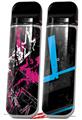 Skin Decal Wrap 2 Pack for Smok Novo v1 Baja 0003 Hot Pink VAPE NOT INCLUDED